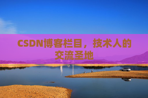 CSDN博客栏目，技术人的交流圣地